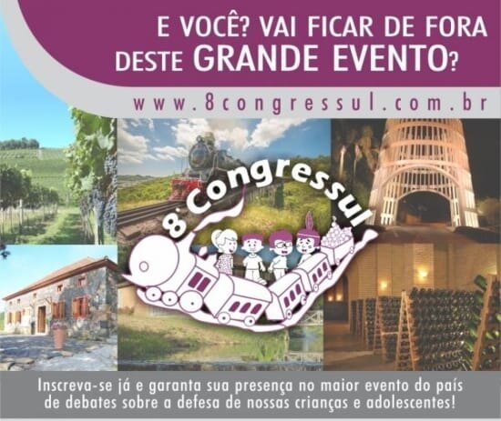 Panfleto do 8º Congressul em Bento Gonçalves